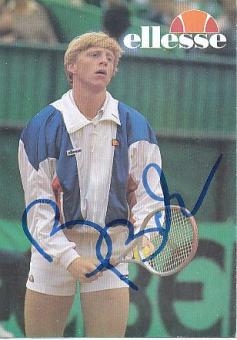 Boris Becker  Tennis  Autogrammkarte  original signiert 