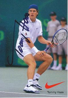 Tommy Haas  Tennis  Autogrammkarte  original signiert 