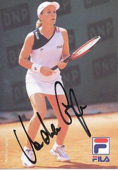 Andrea Glass  Tennis  Autogrammkarte  original signiert 