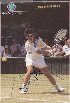 Arantxa Sanchez  Spanien  Tennis  Autogrammkarte  original signiert 