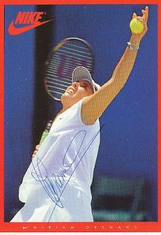Miriam Oremans  Holland  Tennis  Autogrammkarte  original signiert 