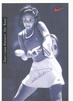 Dominique van Roost  Belgien  Tennis  Autogrammkarte  original signiert 