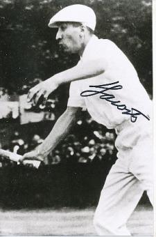 Rene Lacoste † 1996   Frankreich  Tennis Autogramm Foto original signiert 