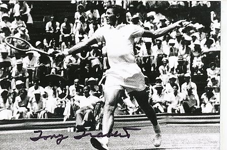 Tony Trabert † 2021 USA  Tennis Autogramm Foto original signiert 