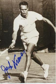 Jack Kramer † 2009  USA  Tennis Autogramm Foto original signiert 