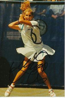 Monica Seles   USA   Tennis Autogramm Foto original signiert 