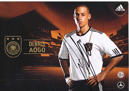 Dennis Aogo DFB WM 2010  Fußball Autogrammkarte original signiert 