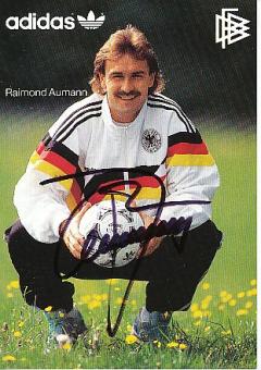 Raimond Aumann  DFB Weltmeister WM 1990  Fußball Autogrammkarte original signiert 