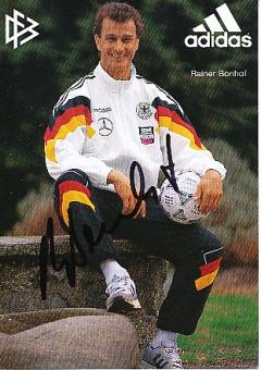 Rainer Bonhof  DFB  1992  Fußball Autogrammkarte original signiert 