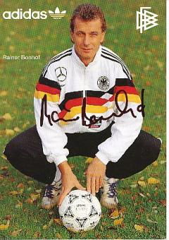 Rainer Bonhof  DFB  1991  Fußball Autogrammkarte original signiert 
