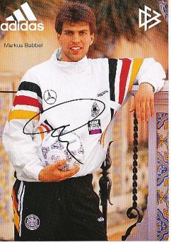 Markus Babbel  DFB  EM 1996  Fußball Autogrammkarte original signiert 