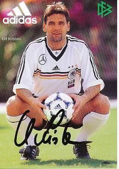 Ulf Kirsten  DFB   1999  Fußball Autogrammkarte original signiert 