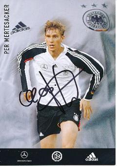 Per Mertesacker   DFB   EM 2004  Fußball Autogrammkarte original signiert 