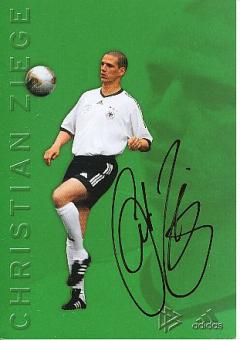 Christian Ziege  DFB  WM 2002  Fußball Autogrammkarte original signiert 