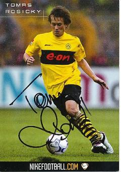 Tomas Rosicky   BVB Borussia Dortmund  Fußball Autogrammkarte original signiert 