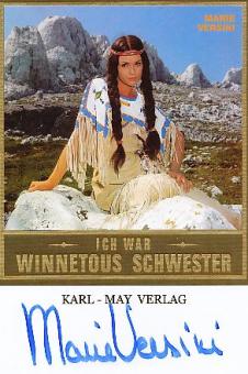 Marie Versini † 2021  Winnetou Film + TV Autogramm Foto original signiert 
