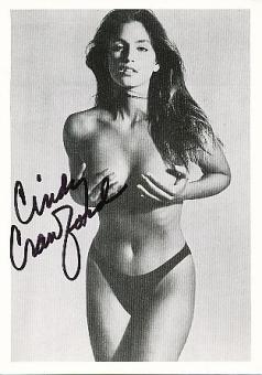 Cindy Crawford   Top Model   Autogrammkarte original signiert 