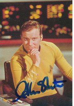 William Shatner   Star Treck  Raumschiff Enterprise  Film + TV Autogrammkarte original signiert 
