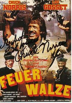 Chuck Norris   Film + TV Autogrammkarte original signiert 