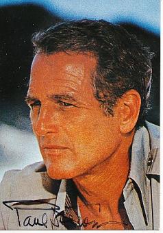 Paul Newman † 2008  Film + TV Autogrammkarte original signiert 