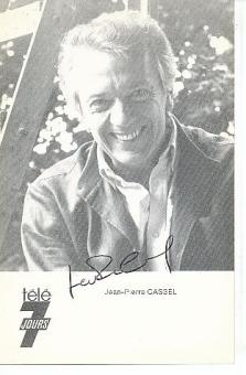 Jean Pierre Cassel † 2007  Film + TV Autogrammkarte original signiert 