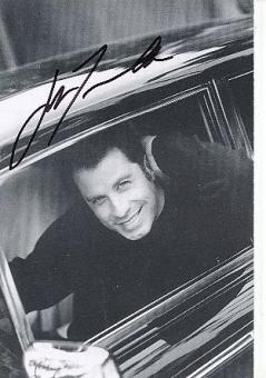 John Travolta  Film + TV Autogrammkarte original signiert 