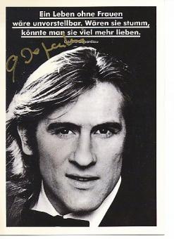 Gerard Depardieu  Film + TV Autogrammkarte original signiert 
