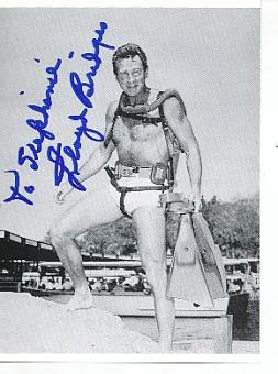 Lloyd Bridges † 1998  Film + TV Autogrammkarte original signiert 