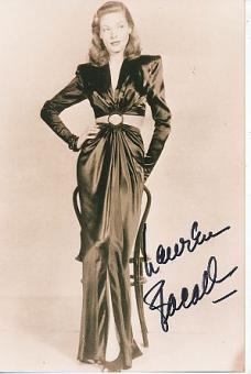 Lauren Bacall † 2014  Film & TV Autogramm Foto original signiert 