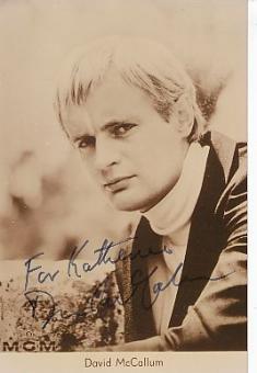 David McCallum   Film & TV Autogramm Foto original signiert 