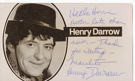 Henry Darrow † 2021  Film & TV Autogramm Foto original signiert 