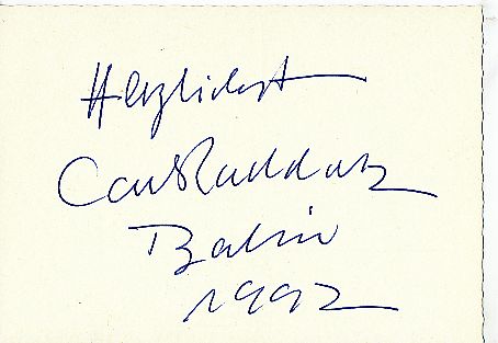 Carl Raddatz † 2004  Film & TV Autogramm Karte original signiert 