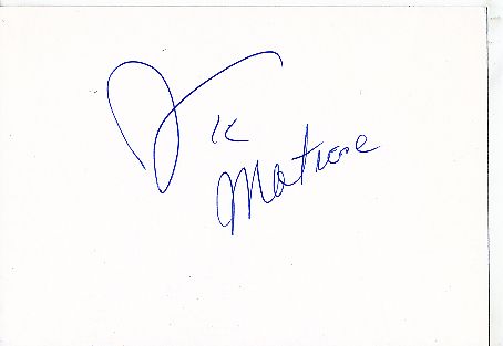 Victor Mature † 1999  Film & TV Autogramm Karte original signiert 