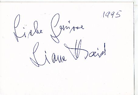 Liane Haid † 2000  Film & TV Autogramm Karte original signiert 