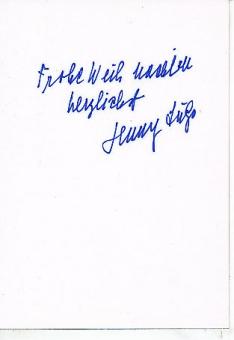 Jenny Jugo † 2001  Film & TV Autogramm Karte original signiert 