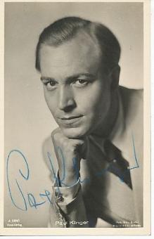 Paul Klinger  † 1971  Film & TV  Autogrammkarte original signiert 