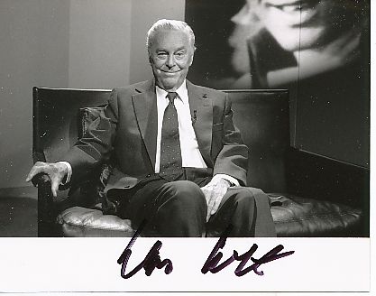 Hans Holt † 2001    Film & TV  Autogramm Foto  original signiert 