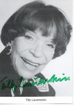 Tilly Lauenstein  † 2002   Film & TV  Autogrammkarte  original signiert 