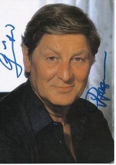 Günter Pfitzmann  † 2003   Film & TV  Autogrammkarte  original signiert 