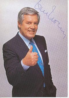 Wim Thoelke  † 1995    TV  Autogrammkarte  original signiert 
