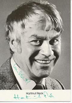 Hartmut Reck  † 2001   Film & TV  Autogrammkarte  original signiert 