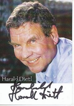 Harald Dietl   † 2022   Film & TV  Autogrammkarte  original signiert 