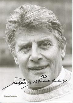 Jürgen Scheller  † 1996   Film & TV  Autogrammkarte  original signiert 