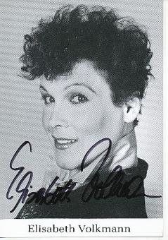 Elisabeth Volkmann  † 2006   Film & TV  Autogrammkarte  original signiert 