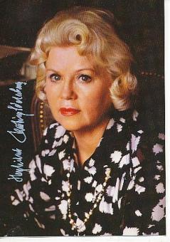 Kristina Söderbaum † 2001  Film &  TV  Autogrammkarte  original signiert 
