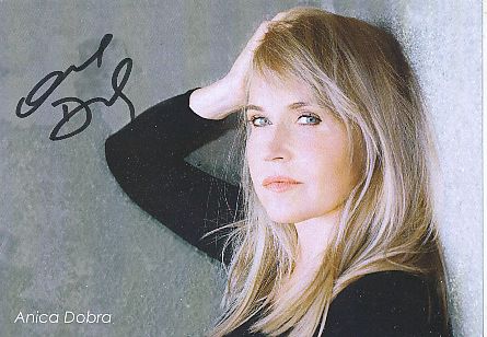 Anica Dobra   Film &  TV  Autogrammkarte  original signiert 