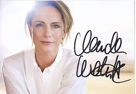 Claudia Michelsen   Film &  TV  Autogrammkarte  original signiert 