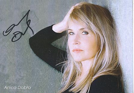 Anica Dobra   Film &  TV  Autogrammkarte  original signiert 