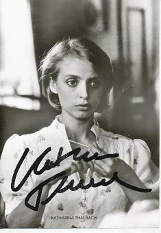 Katharina Thalbach   Film &  TV  Autogrammkarte  original signiert 