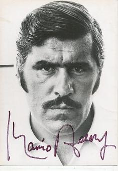 Mario Adorf   Film &  TV  Autogrammkarte  original signiert 